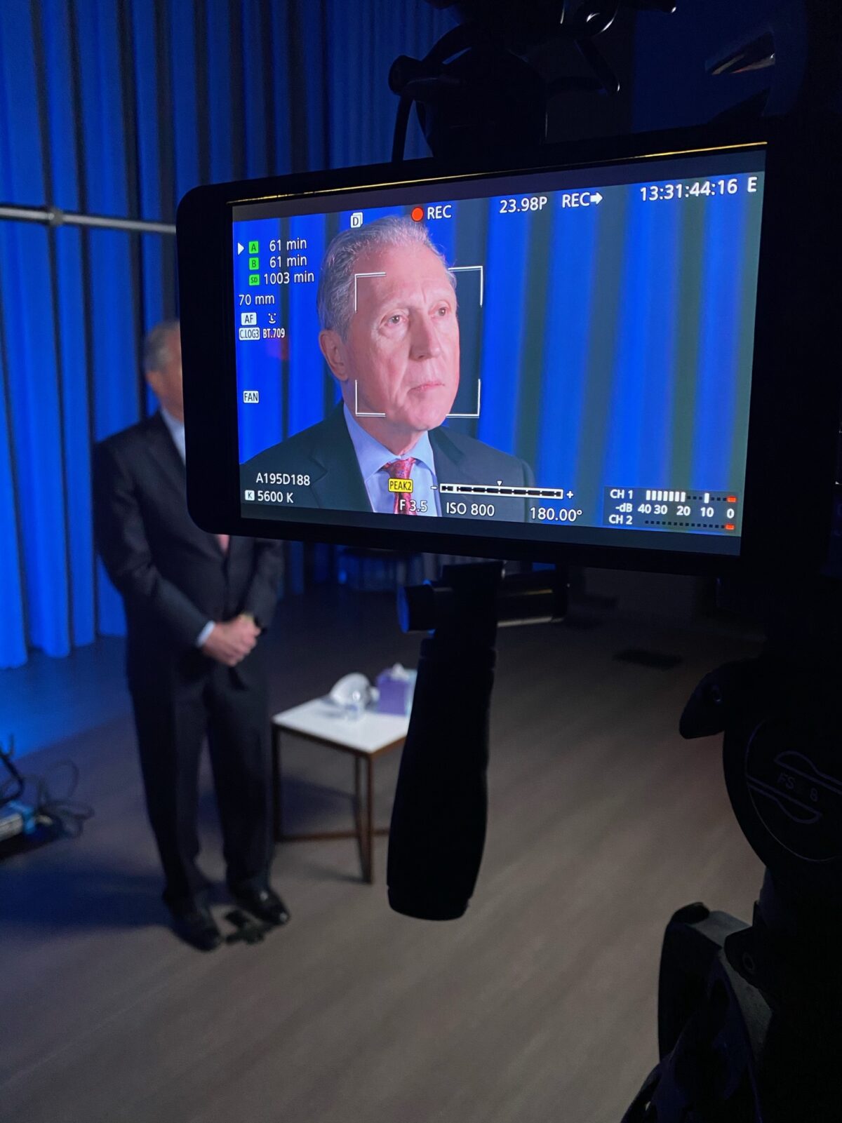 Behind the scenes at Cut To Create's video productions for Holocaust Museum Houston's honoree videos for their Guardian of the Human Spirit award and Lyndon Baines Johnson Moral Courage Award