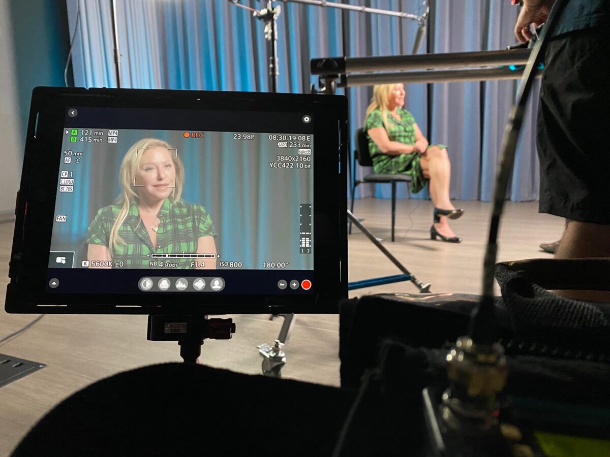 Behind the scenes at Cut To Create's video productions for Holocaust Museum Houston's honoree videos for their Guardian of the Human Spirit award and Lyndon Baines Johnson Moral Courage Award