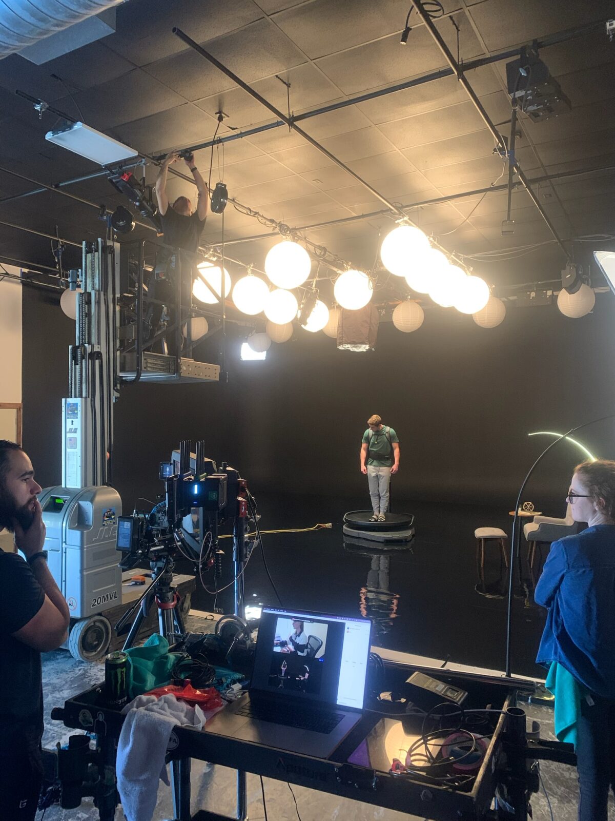 Behind the Scenes at Cut To Create's video production for Virtuix's Omni One