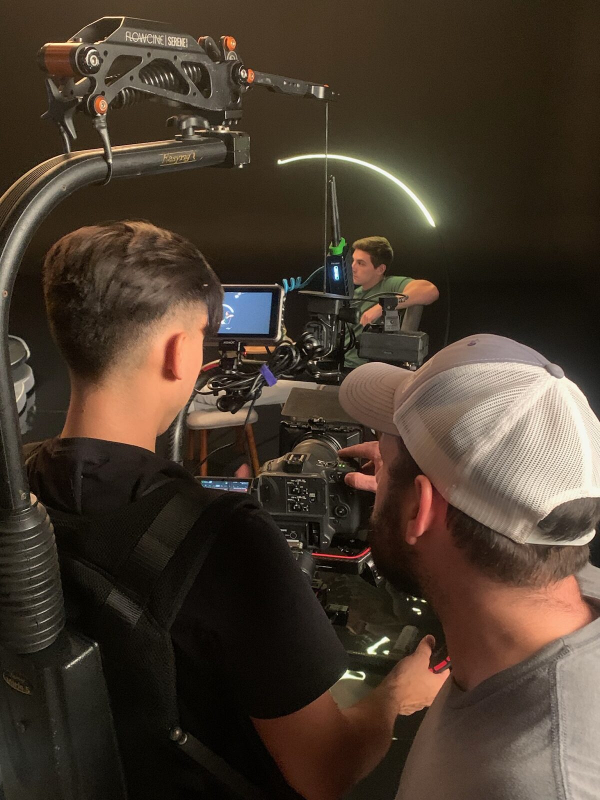 Behind the Scenes at Cut To Create's video production for Virtuix's Omni One