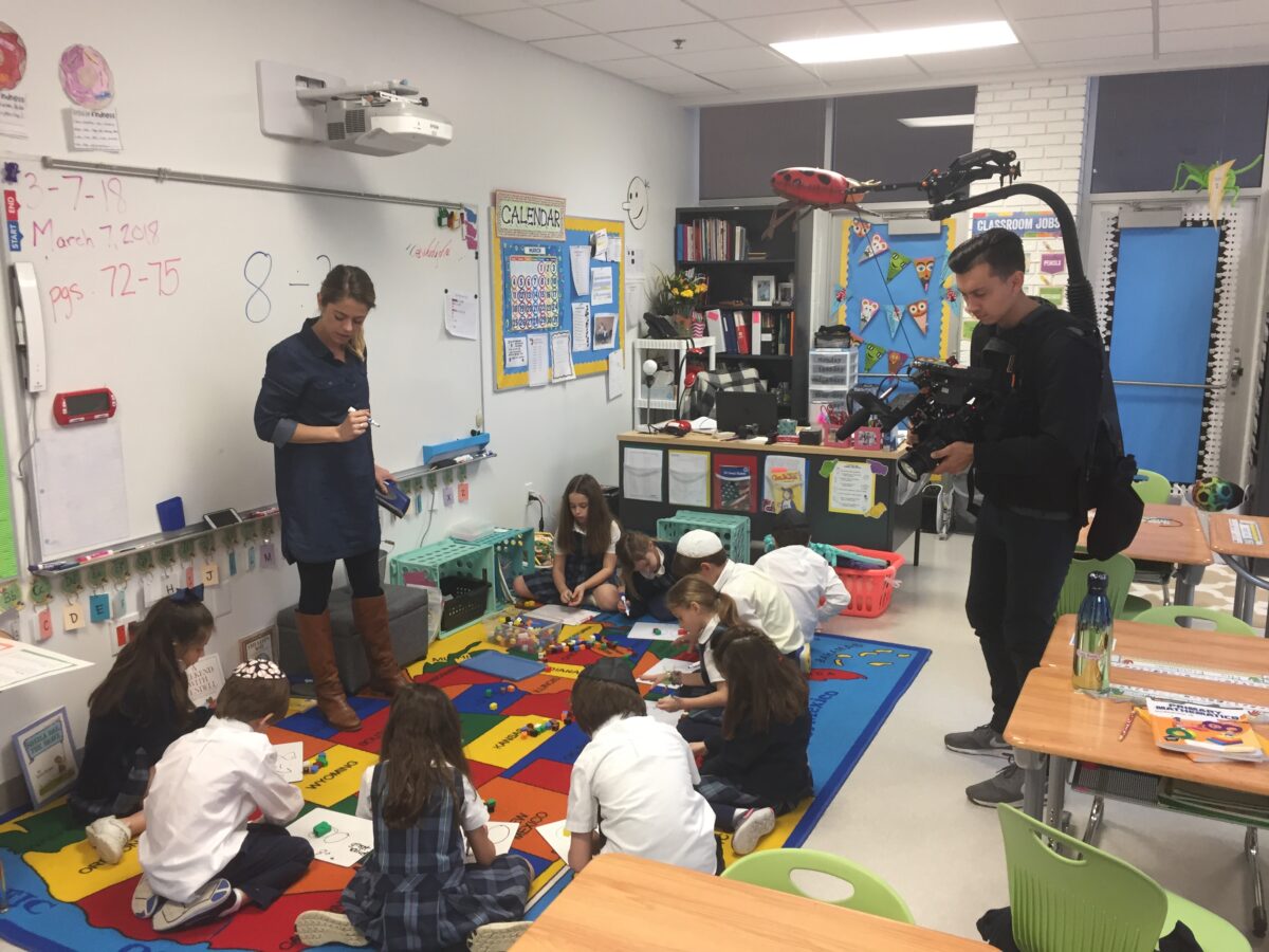 Behind the scenes at Cut To Create's package of fundraising videos for the Jewish Federation of Greater Houston after various jewish establishments were devastated by Hurricane Harvey in 2017