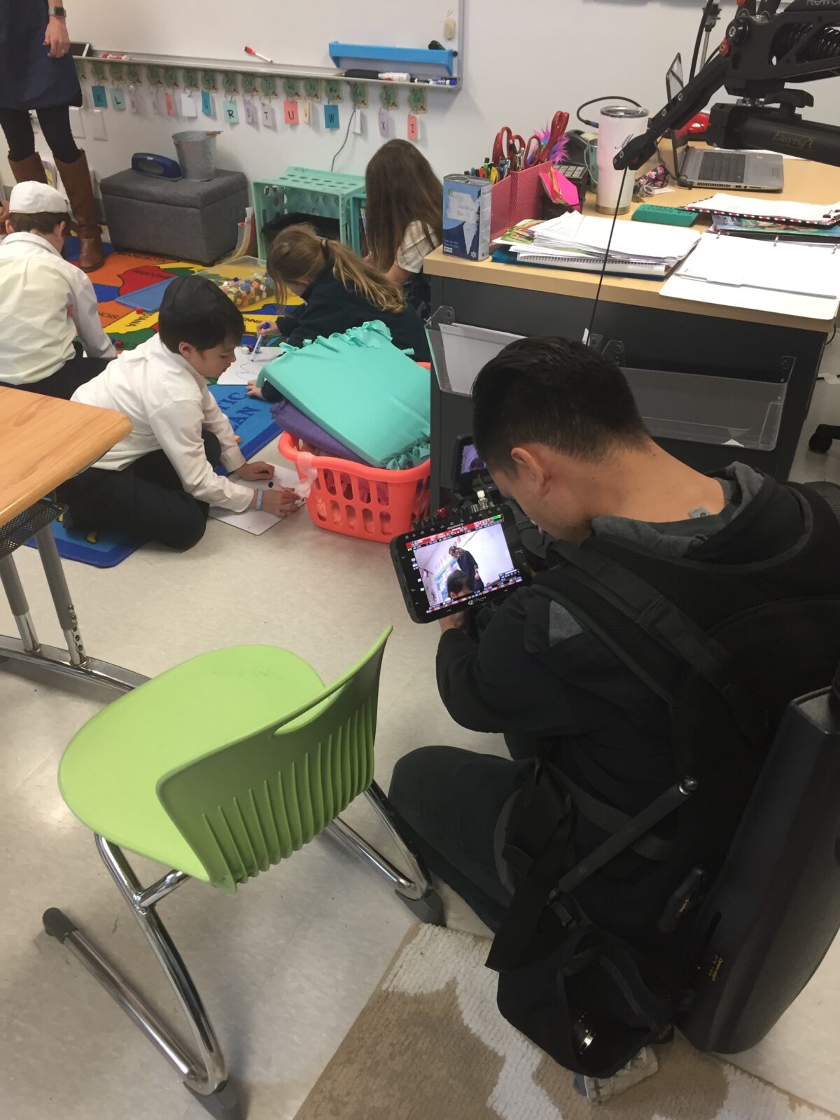 Behind the scenes at Cut To Create's package of fundraising videos for the Jewish Federation of Greater Houston after various jewish establishments were devastated by Hurricane Harvey in 2017