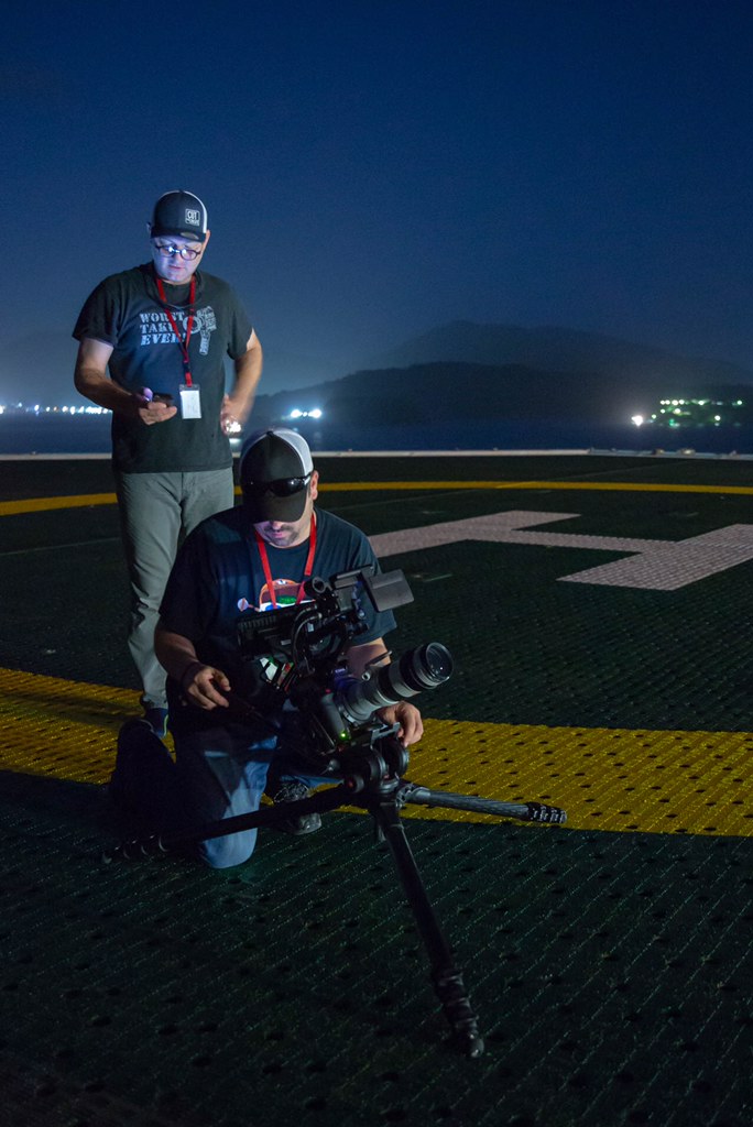 Behind the scenes for Cut To Create's video production for McDermott's Angelin platform BP