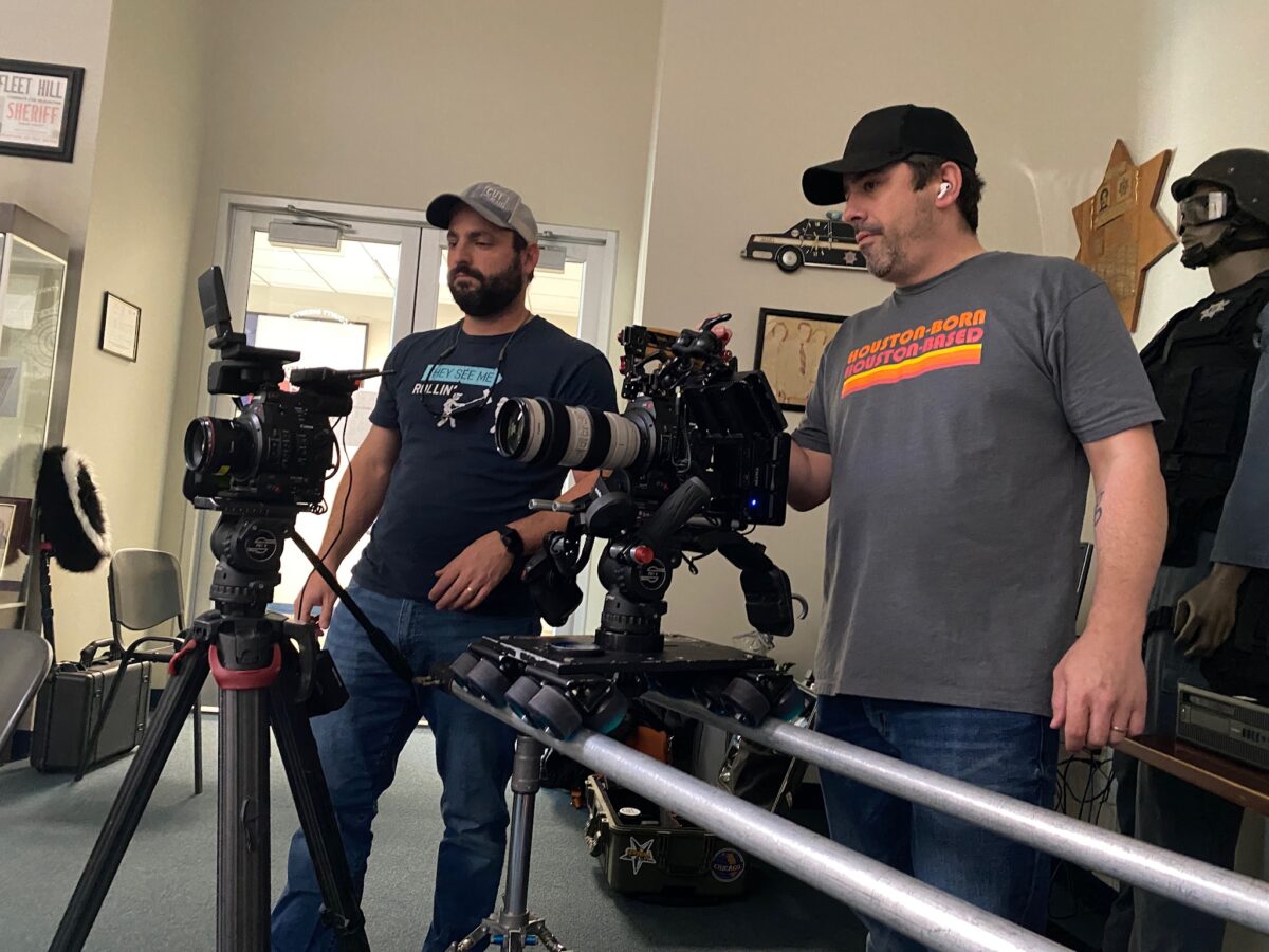 Behind the scenes at Cut To Create's video production for The Menninger Clinic in Houston, TX