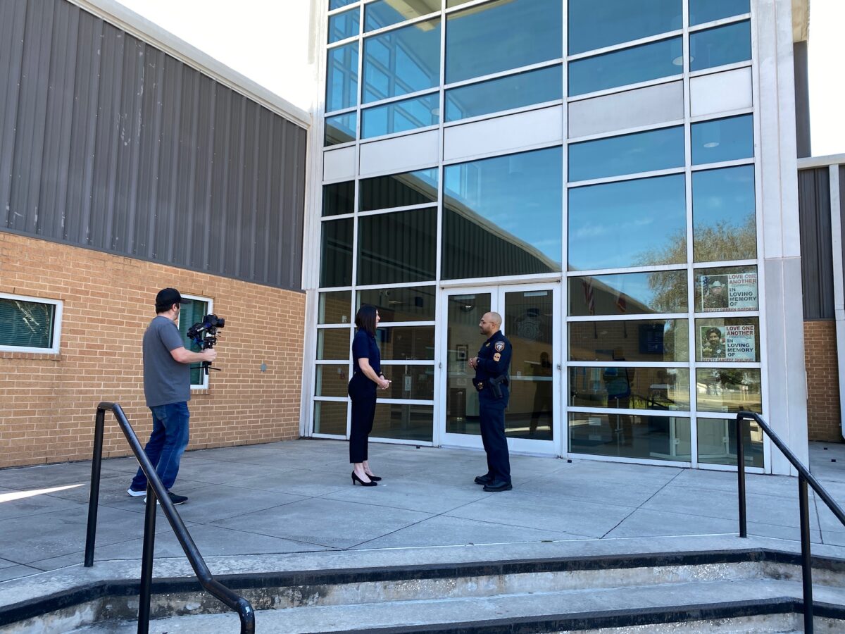 Behind the scenes at Cut To Create's video production for The Menninger Clinic in Houston, TX