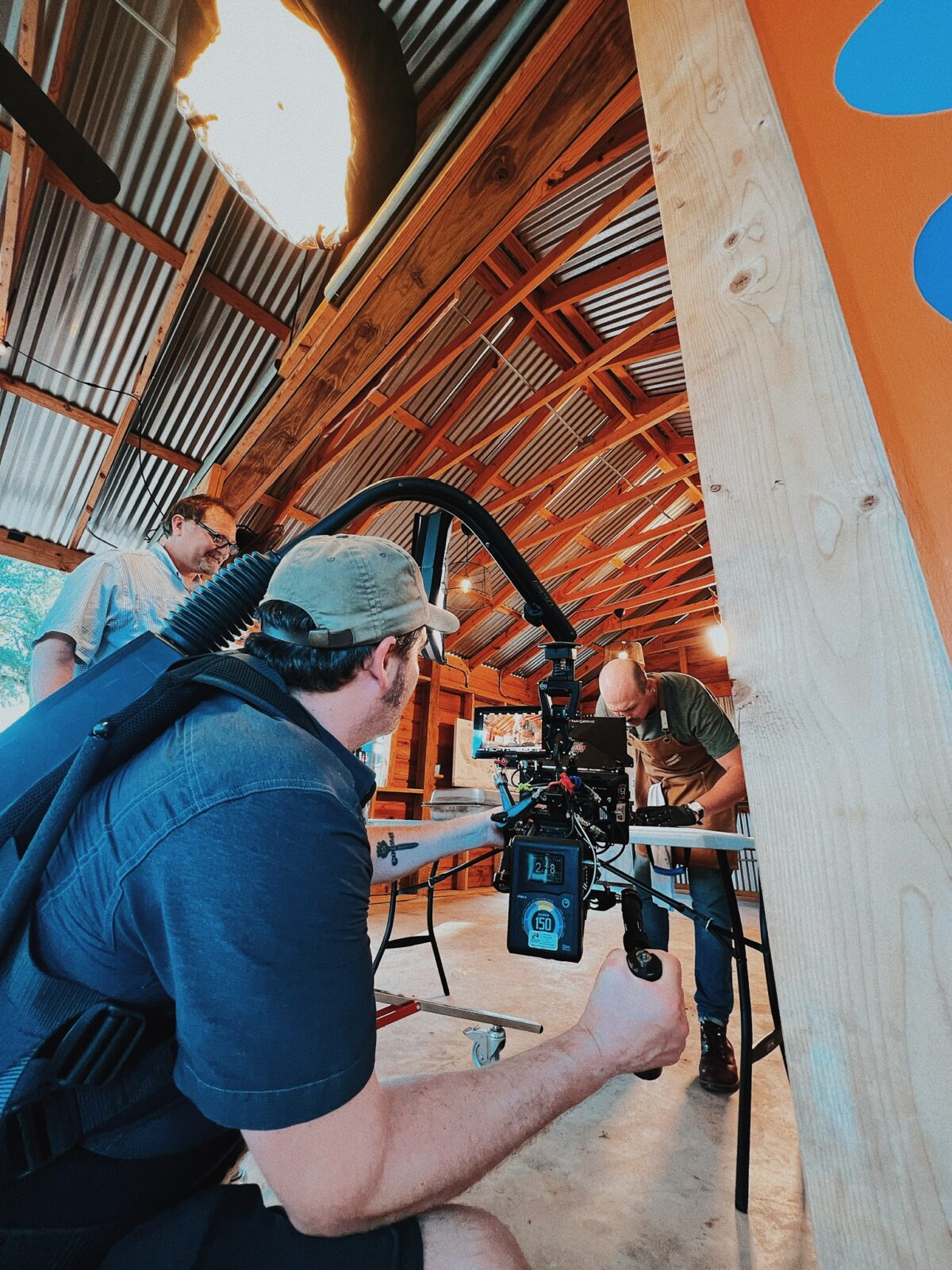 Behind the scenes at Cut To Create's video production for The Magnolia Network show 