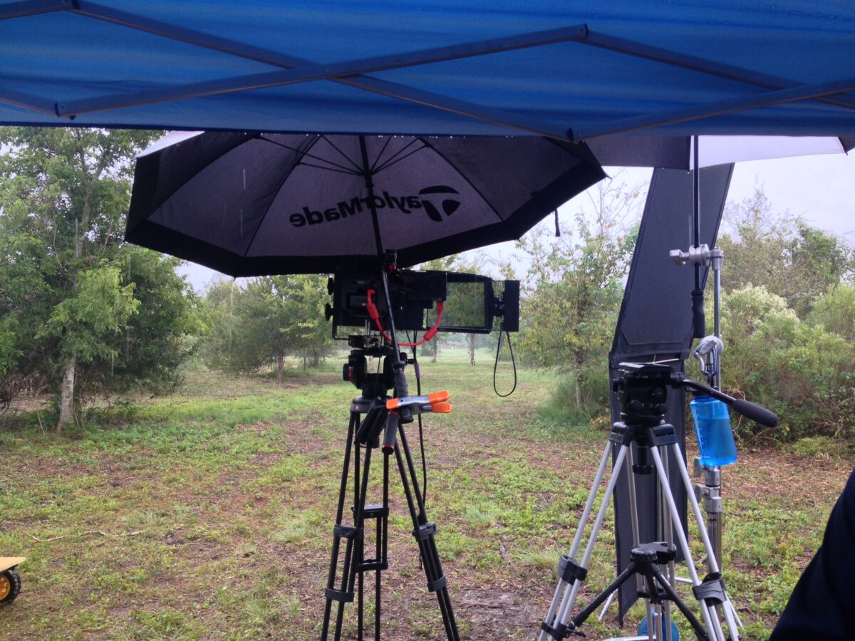 Behind the scenes at Cut To Create's video production shoot for TargetVision.