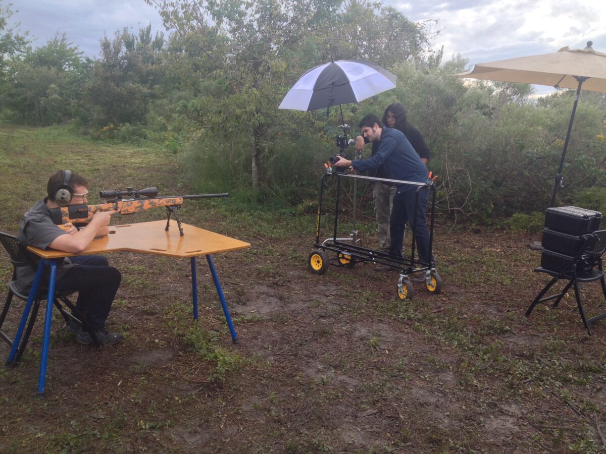 Behind the scenes at Cut To Create's video production shoot for TargetVision.