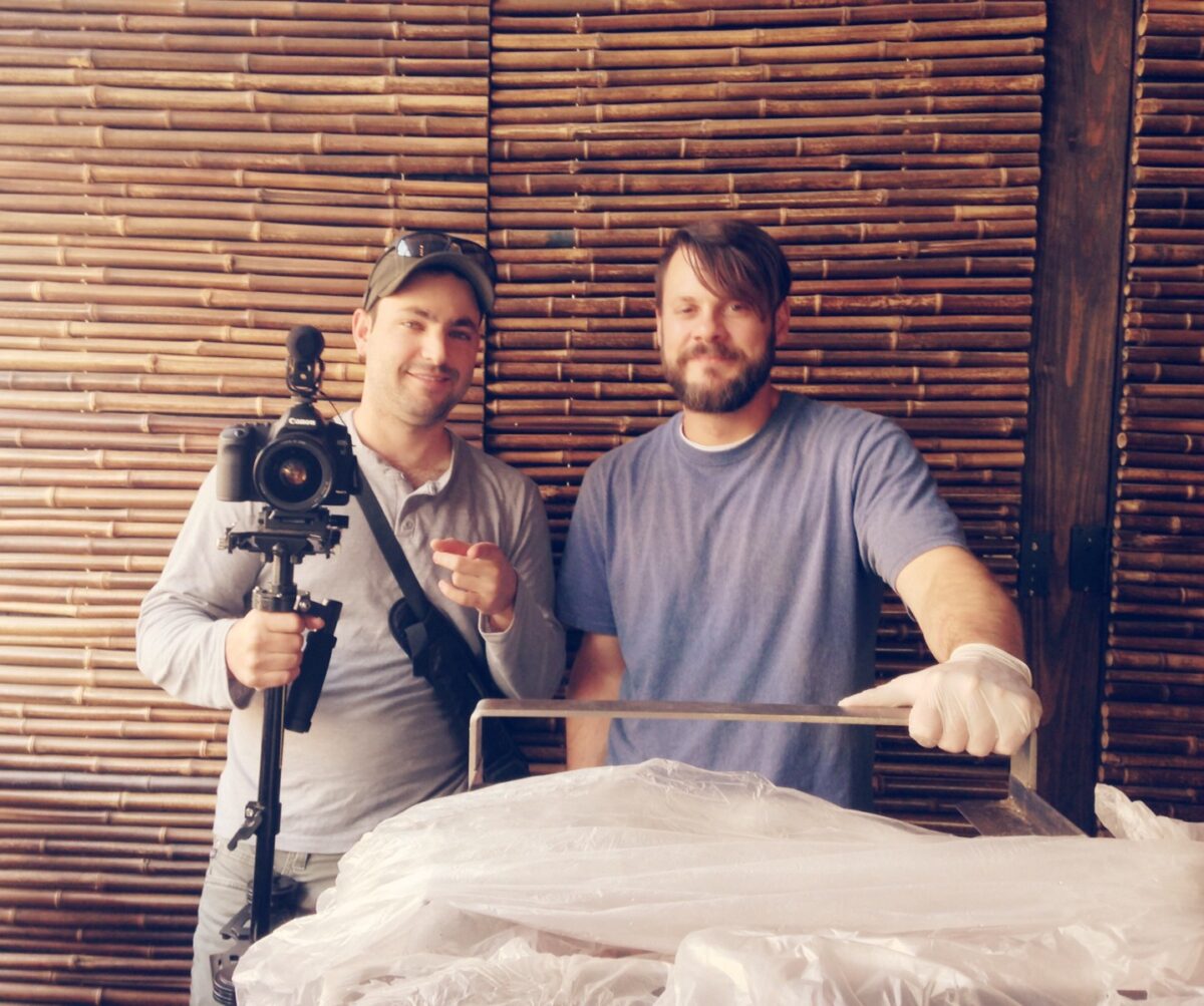 Behind the scenes at Cut To Create's video production for H-Town Streats and Hugs and Donuts.