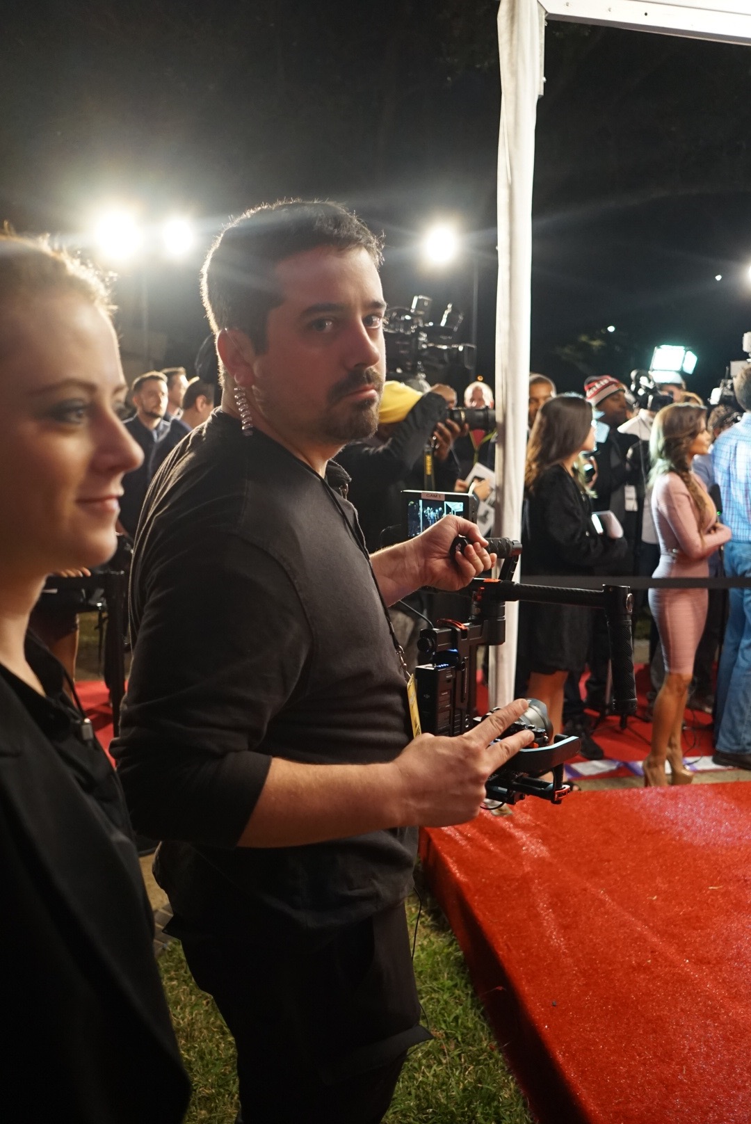 Behind the Scenes at Cut to Create's video production shoot for Rolling Stone Magazine, capturing a party at the Museum of Fine Arts Houston for the Super Bowl in Houston, TX