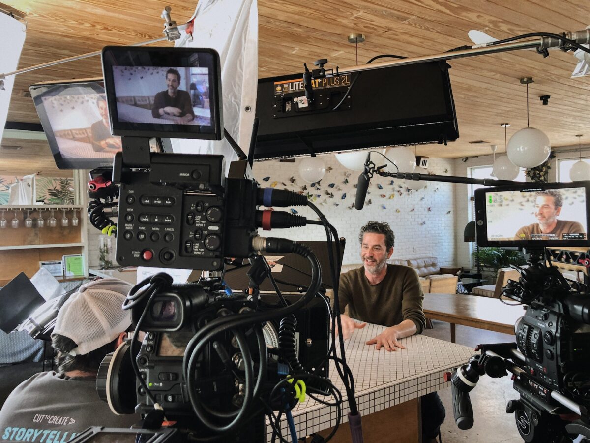 Behind the scenes at Cut To Create's video production for The Magnolia Network show 