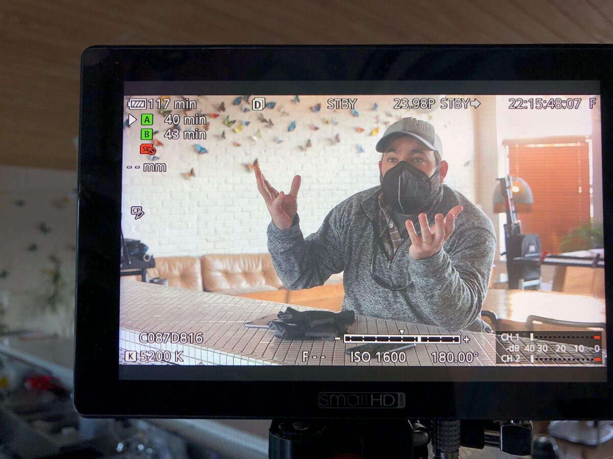 Behind the scenes at Cut To Create's video production for The Magnolia Network show 