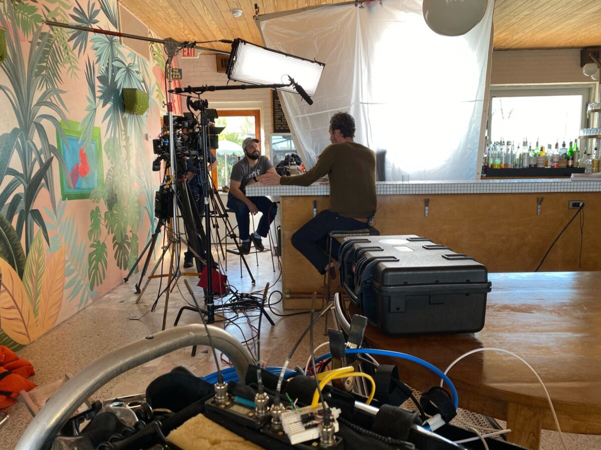 Behind the scenes at Cut To Create's video production for The Magnolia Network show 