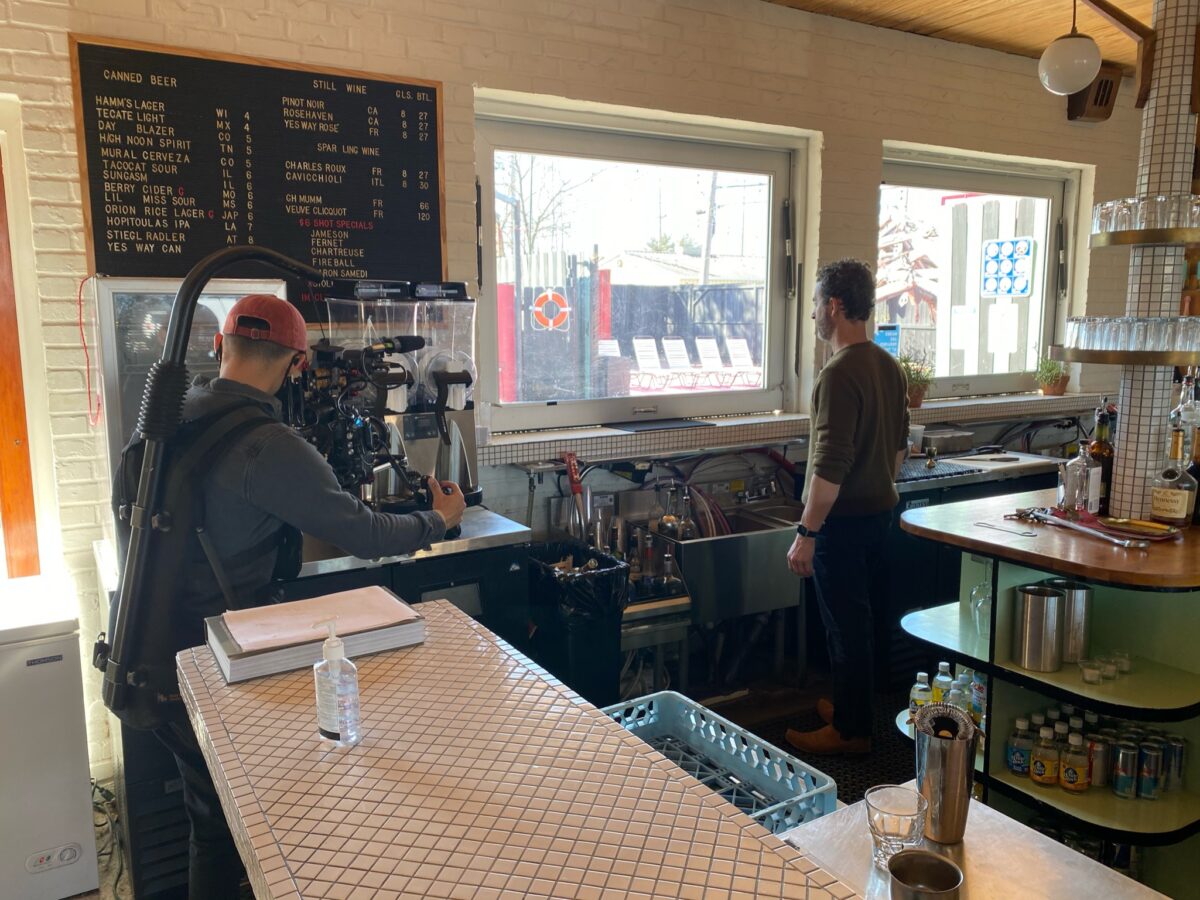 Behind the scenes at Cut To Create's video production for The Magnolia Network show 