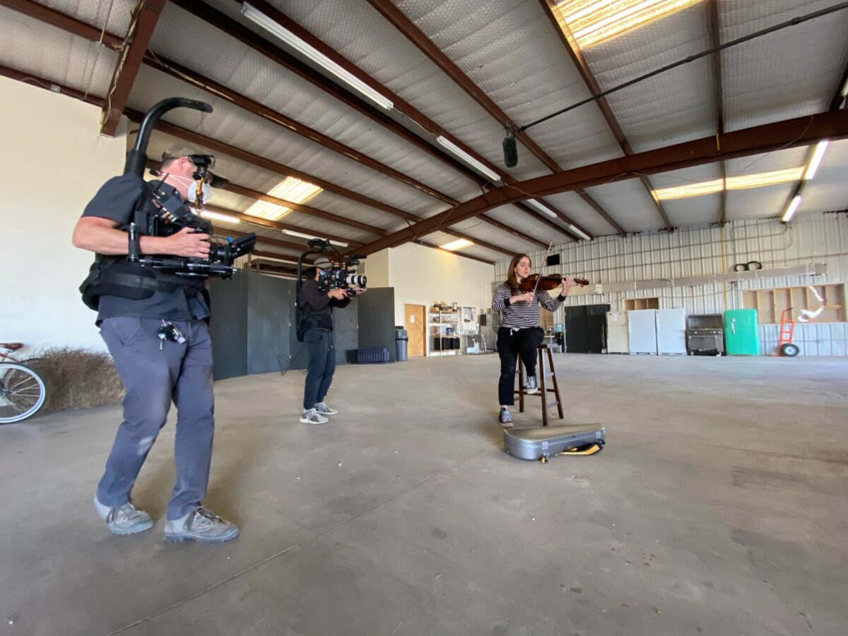 Behind the scenes at Cut To Create's video production for The Magnolia Network show 