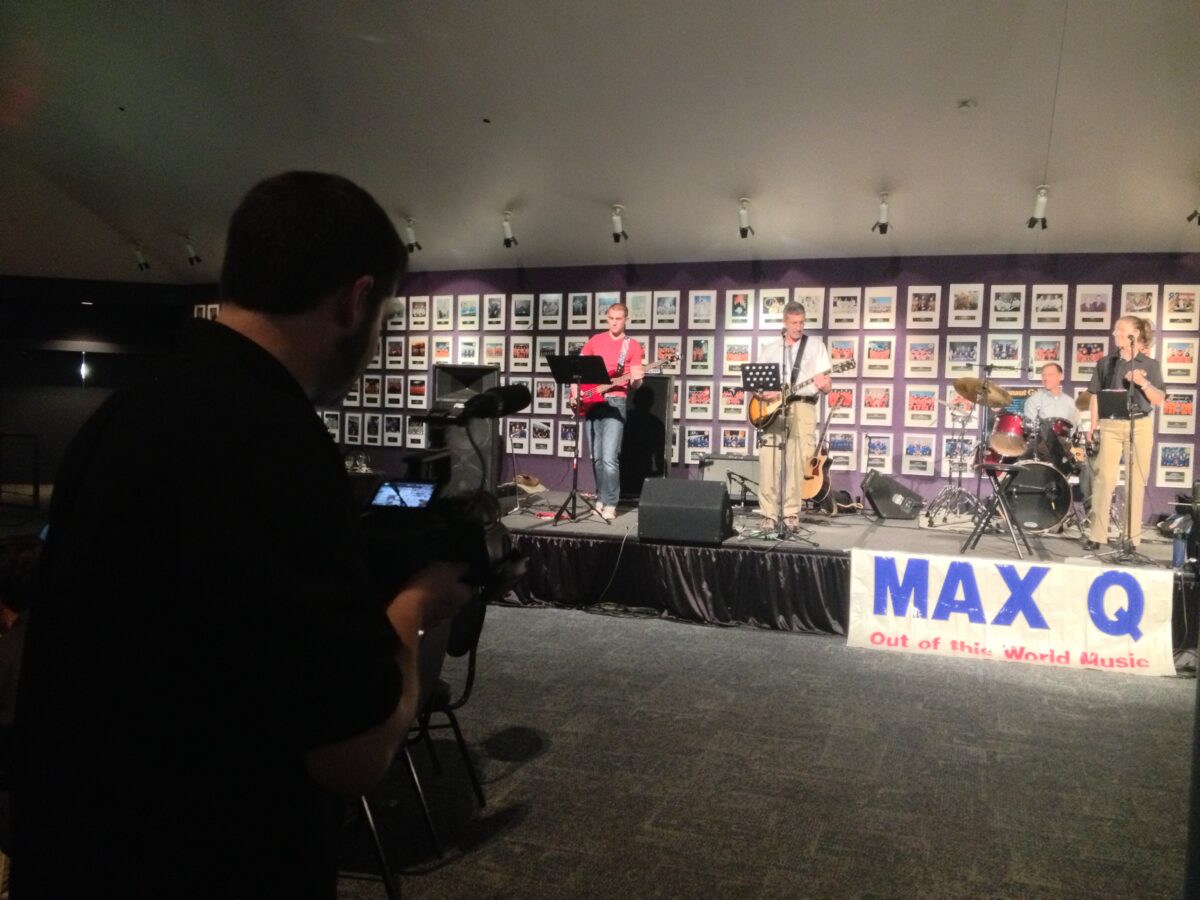 Behind the scenes at Cut To Create's video production shoot for The Conrad Foundation Innovation Summit