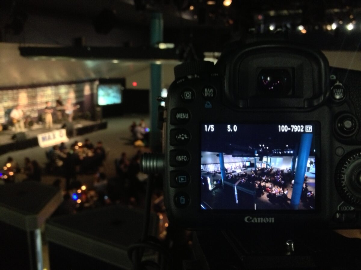 Behind the scenes at Cut To Create's video production shoot for The Conrad Foundation Innovation Summit