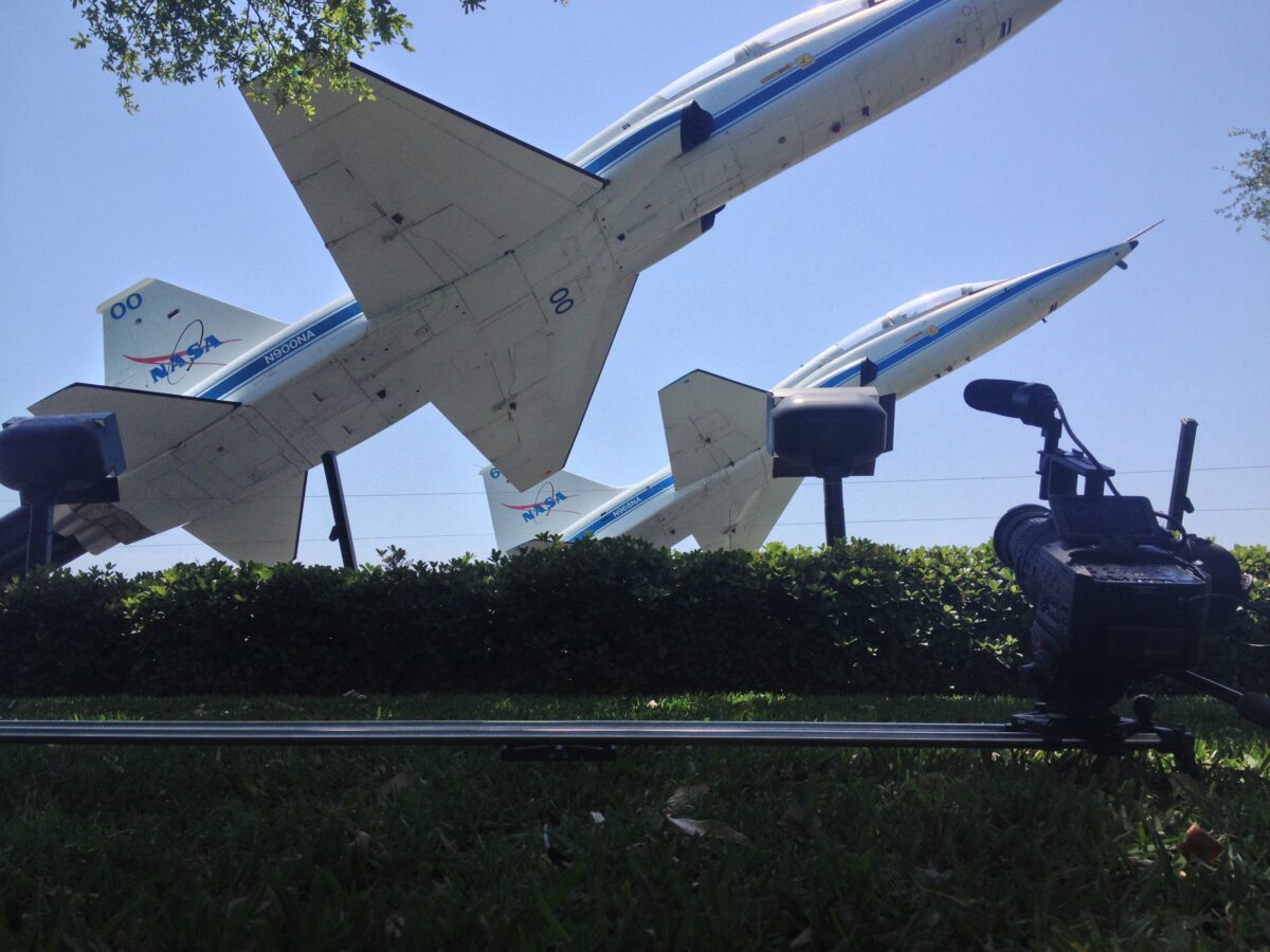 Behind the scenes at Cut To Create's video production shoot for The Conrad Foundation Innovation Summit