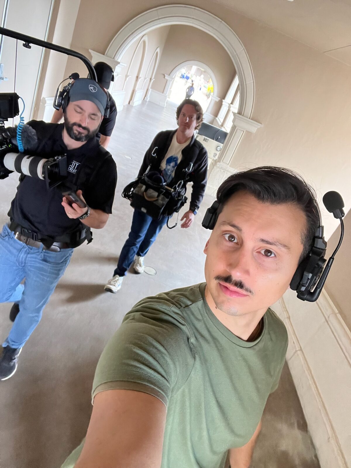 Behind the scenes for Cut To Create's video production project for Katie Couric Media and Exact Sciences