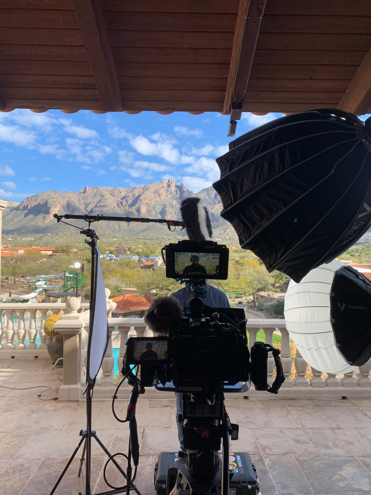 Behind the scenes for Cut To Create's video production project for Katie Couric Media and Exact Sciences