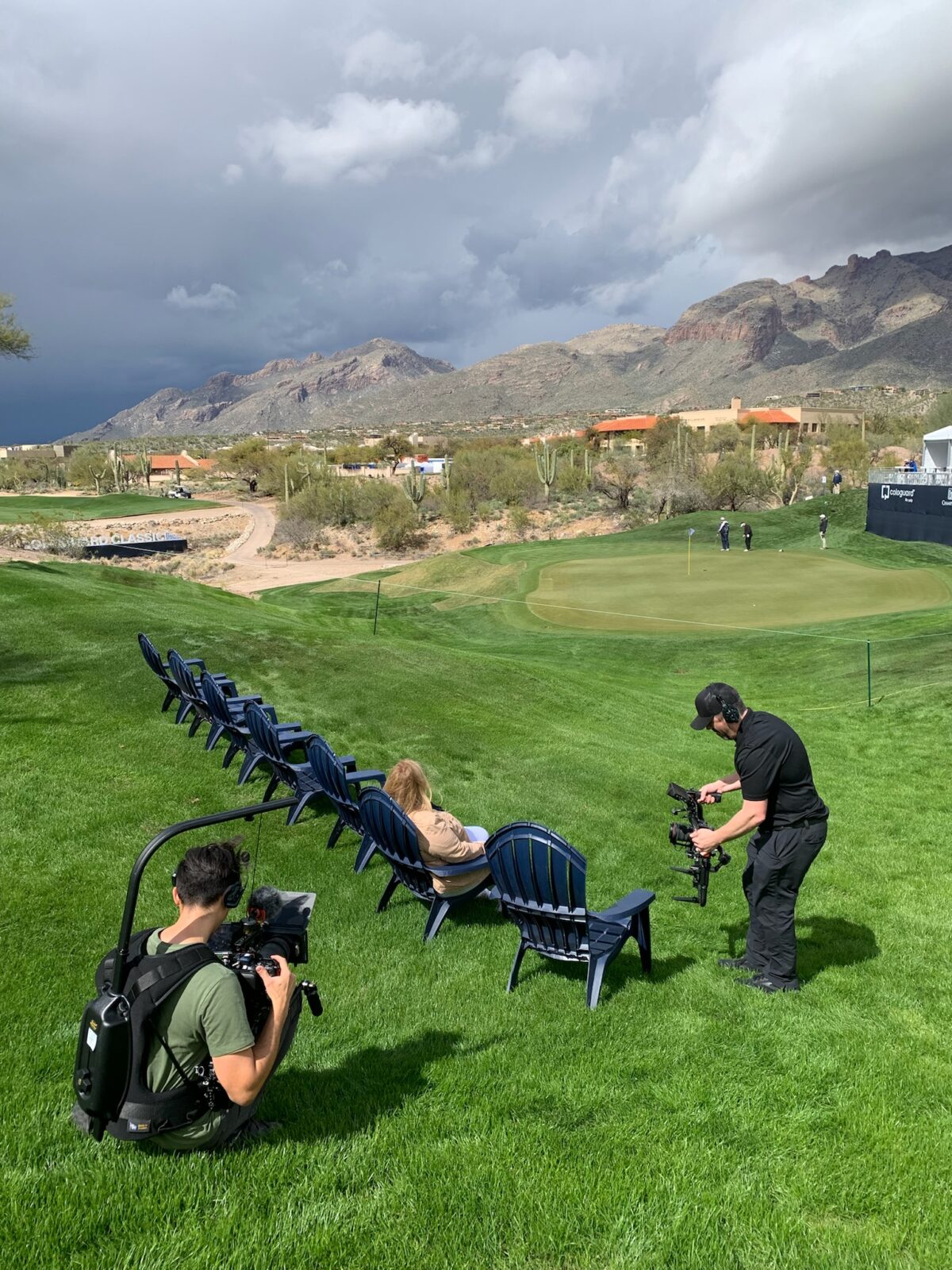 Behind the scenes for Cut To Create's video production project for Katie Couric Media and Exact Sciences