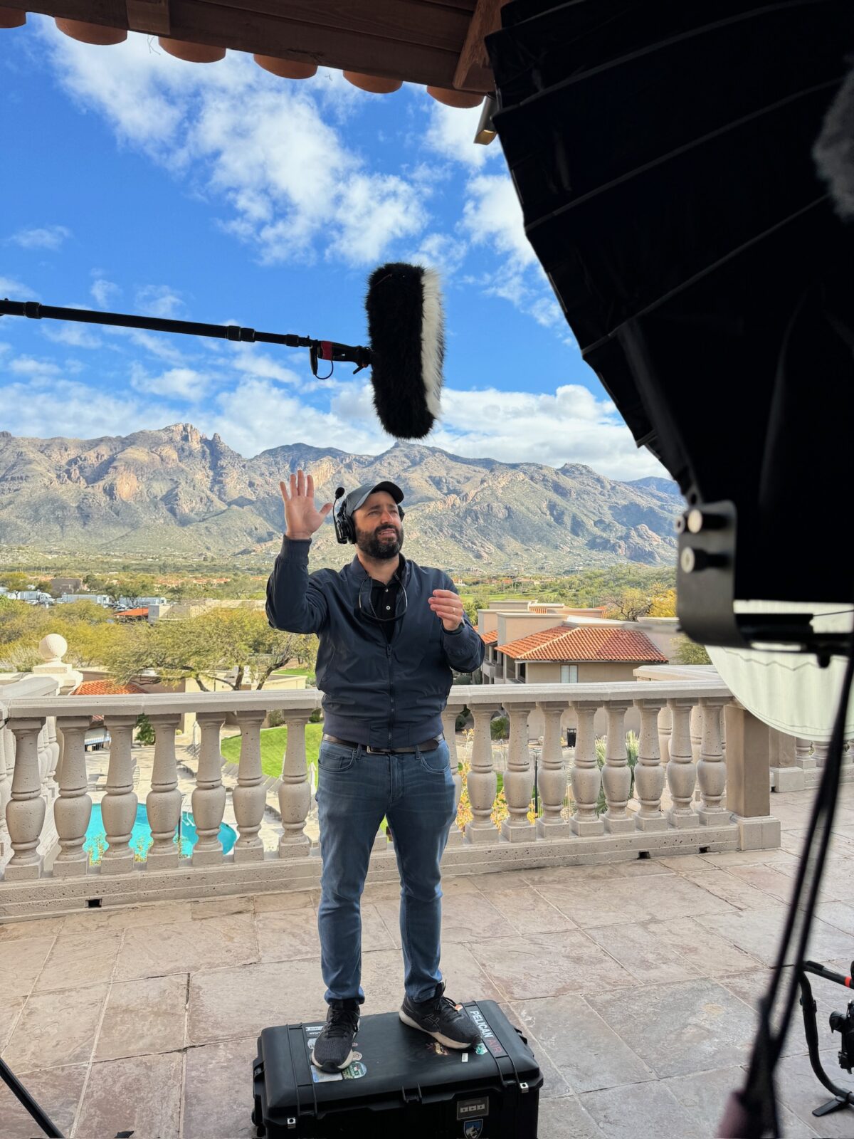 Behind the scenes for Cut To Create's video production project for Katie Couric Media and Exact Sciences