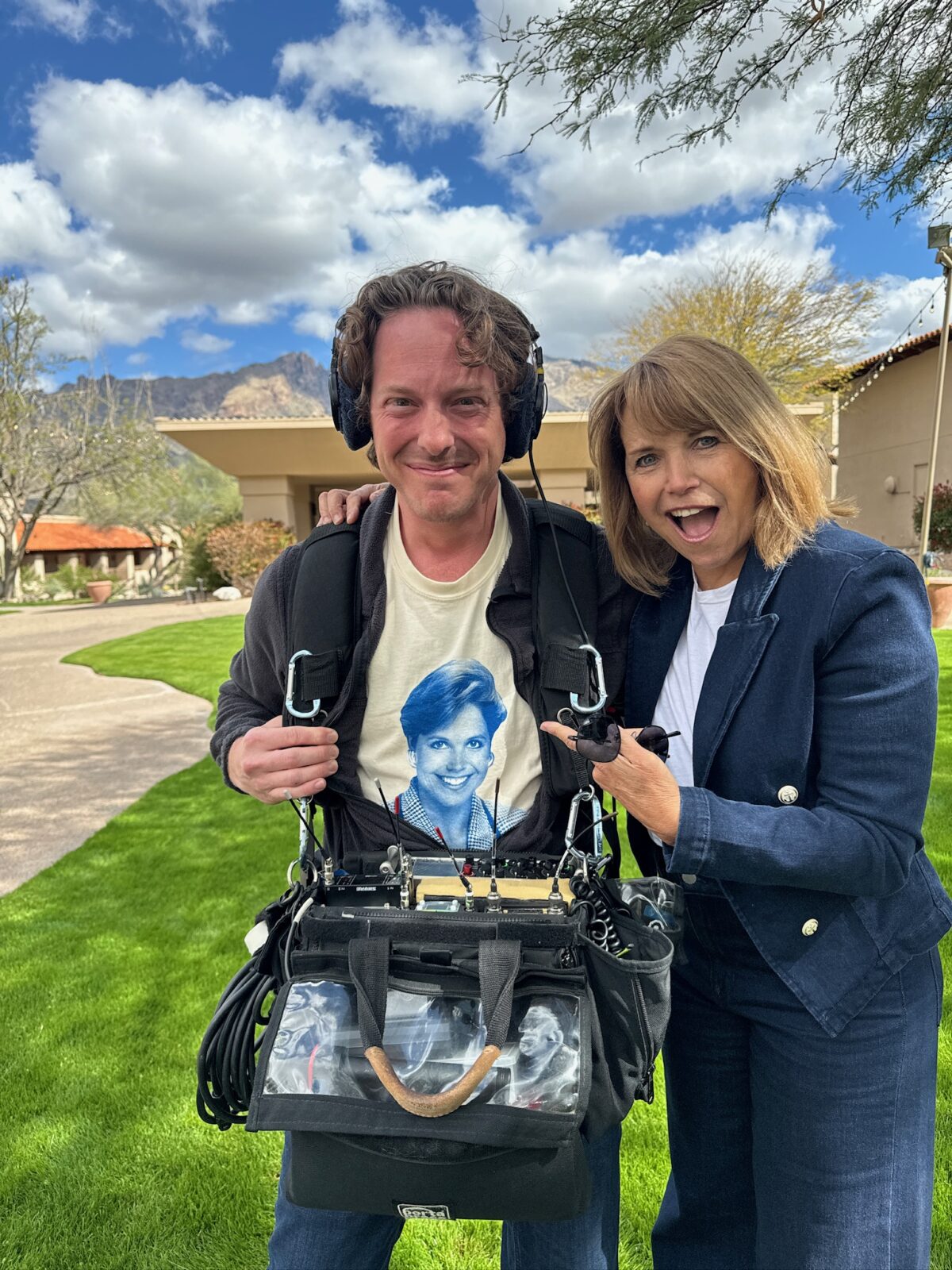 Behind the scenes for Cut To Create's video production project for Katie Couric Media and Exact Sciences