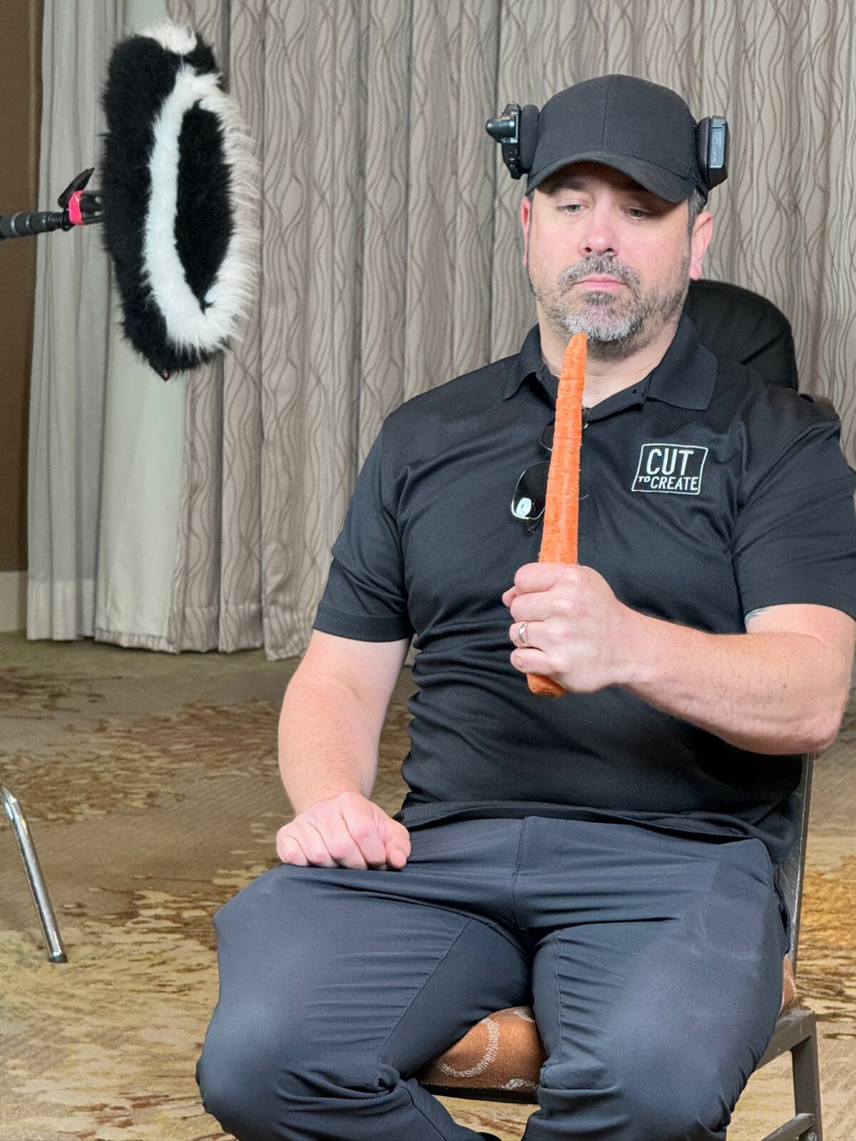 Behind the scenes for Cut To Create's video production project for Katie Couric Media and Exact Sciences