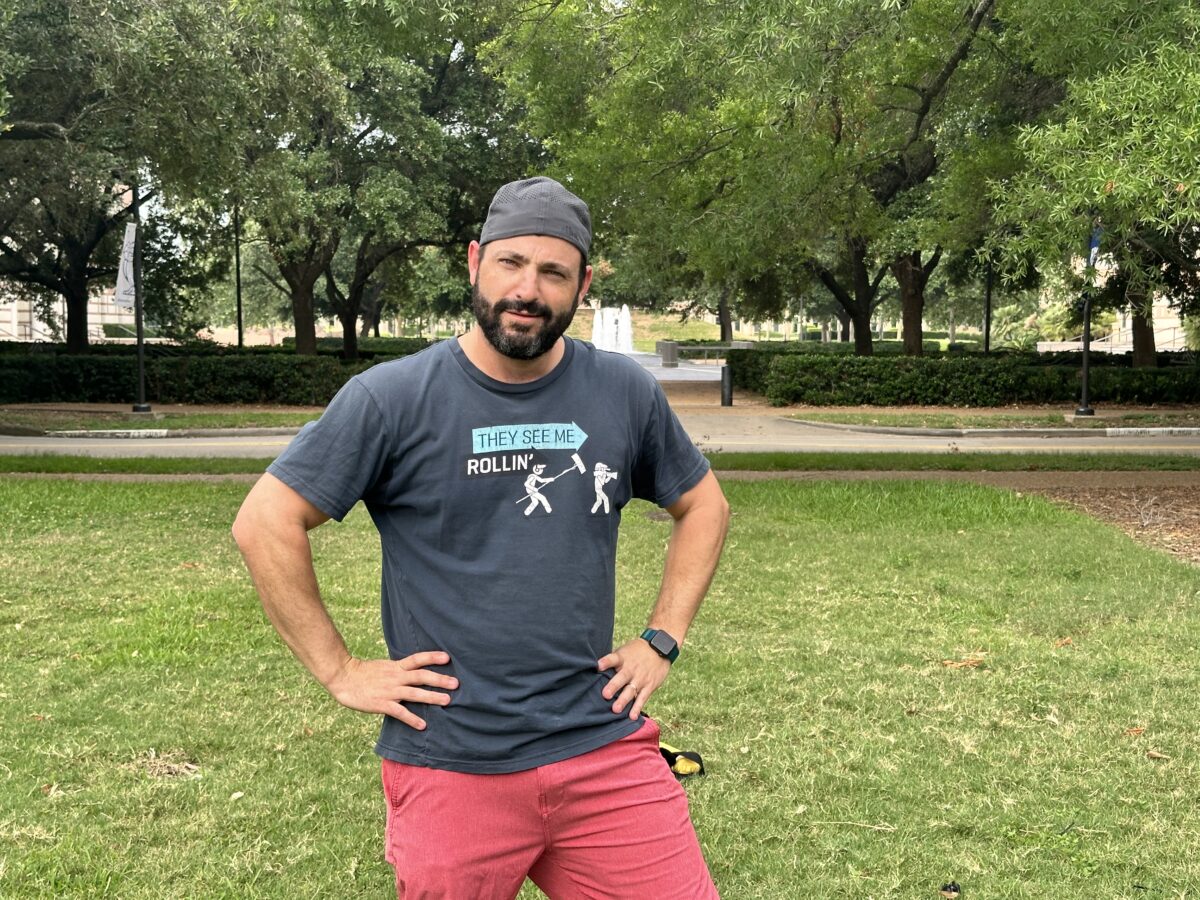 Scout photo from Cut To Create's overview video for Rice University's Doerr Institute for New Leaders.