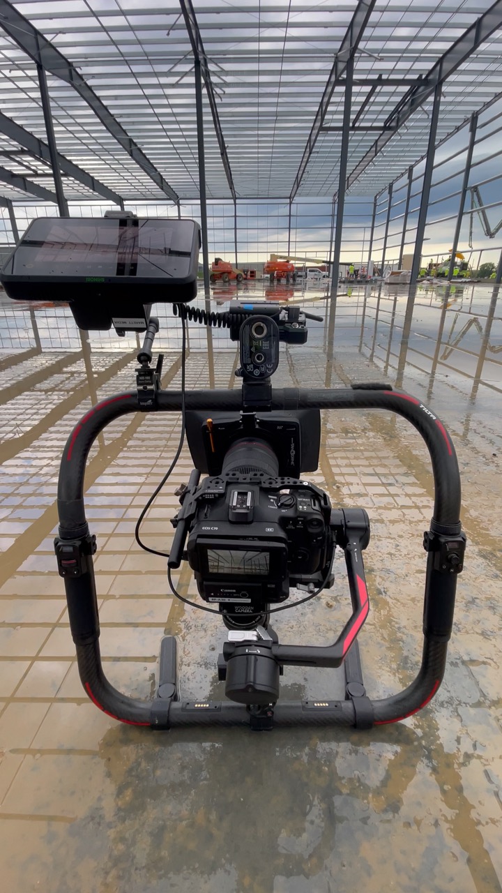 Video production shoot in Omaha Nebraska for BlueScope