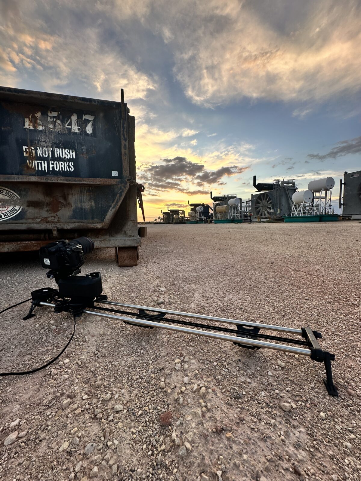 Behind the scenes with Cut To Create in West Texas and Colorado for a project with Oxy (Occidental Petroleum)