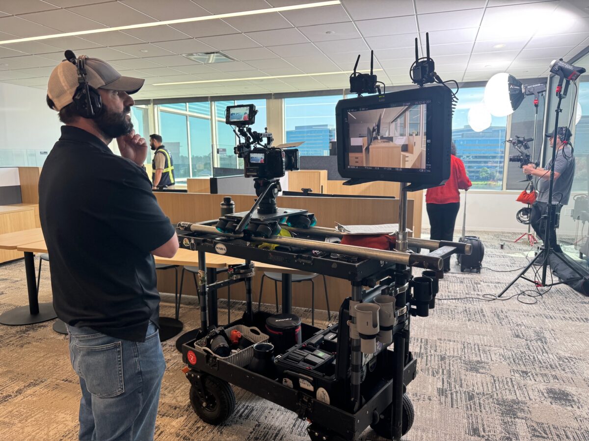 Behind the scenes with Cut To Create for Chevron Phillips Chemical and their new headquarters in The Woodlands, TX