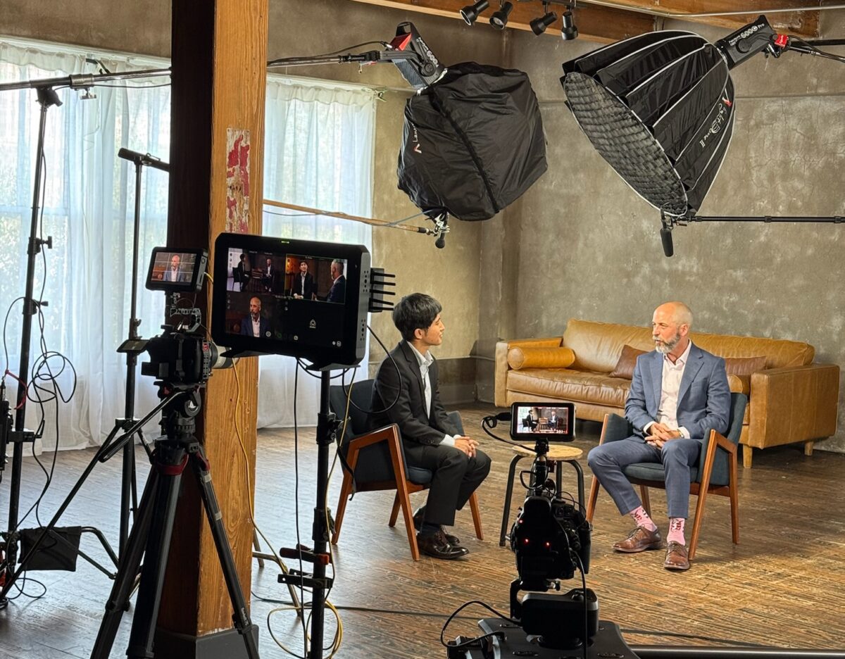 Behind the scenes with Cut To Create video production in Houston Texas for a project with Mitsubishi Heavy Industries