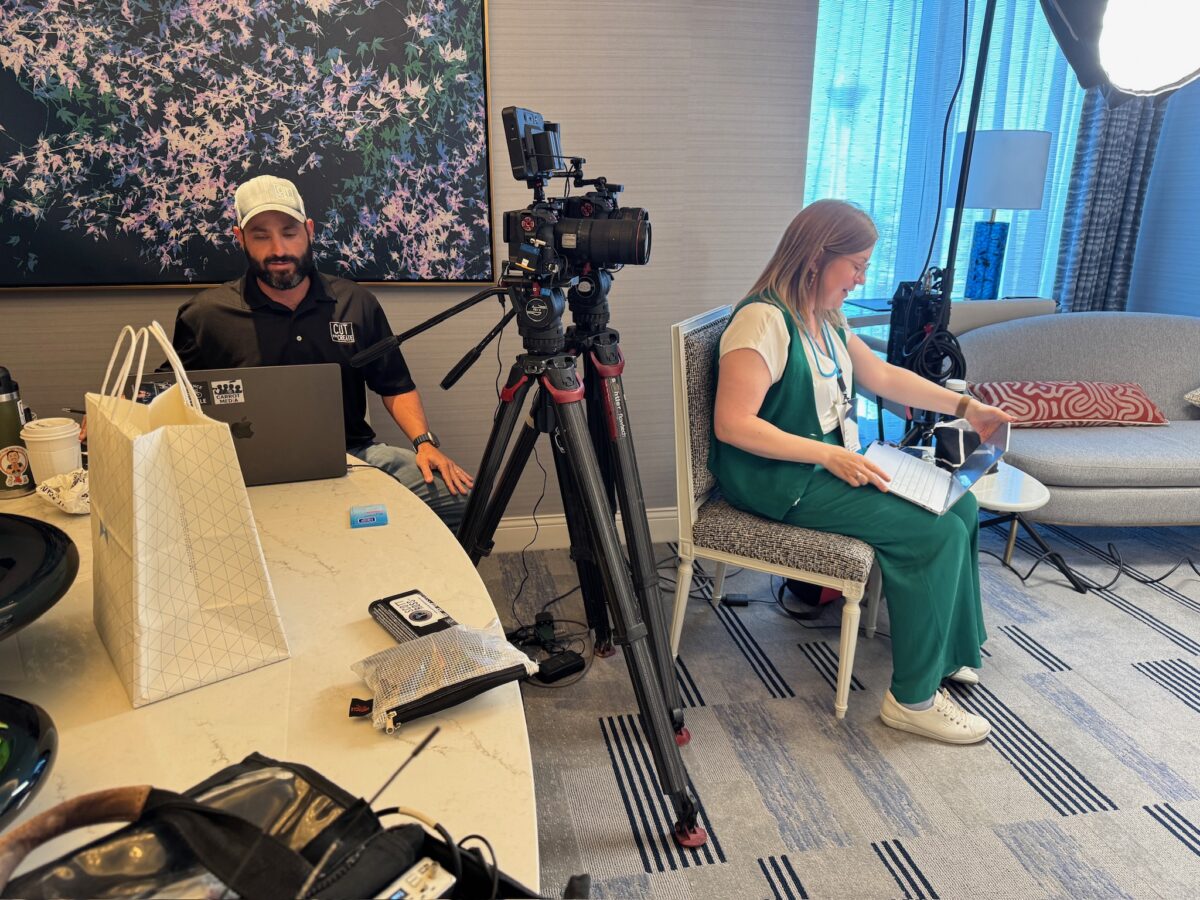 Behind the scenes with Cut To Create on our project with Hexagon in Las V