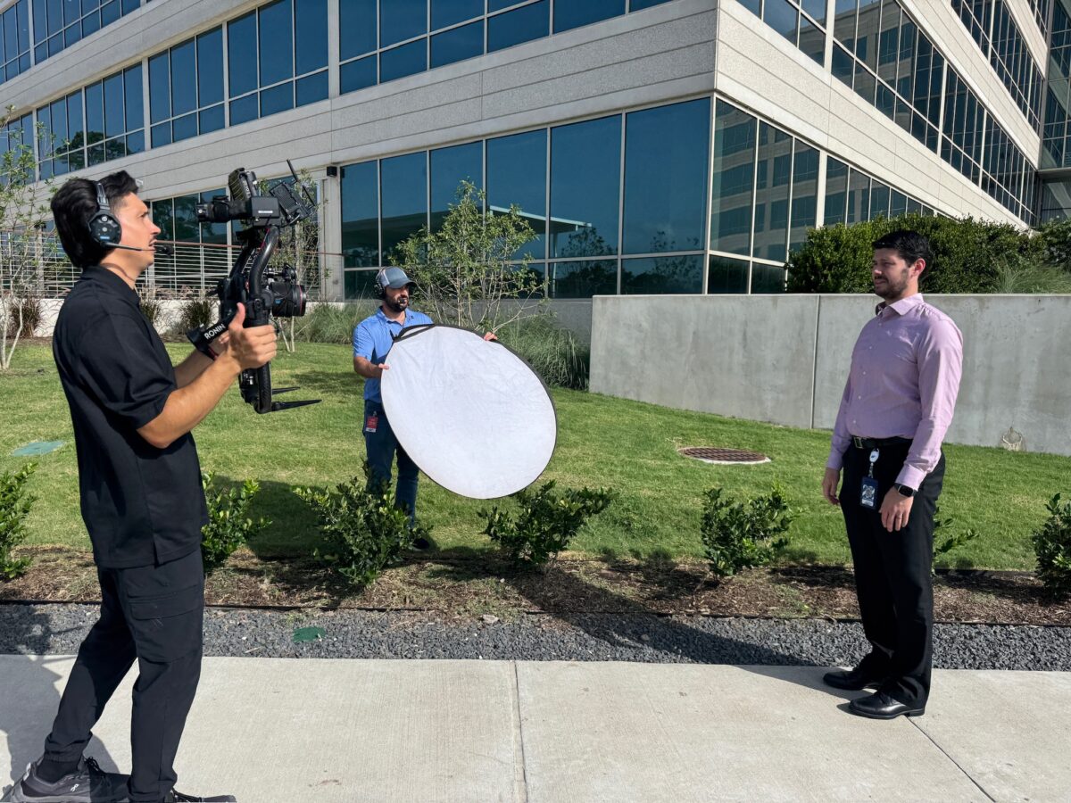 Behind the scenes with Cut To Create for Chevron Phillips Chemical and their new headquarters in The Woodlands, TX