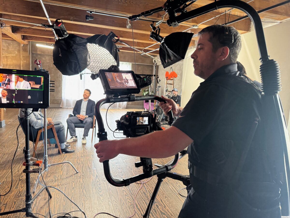 Behind the scenes with Cut To Create video production in Houston Texas for a project with Mitsubishi Heavy Industries