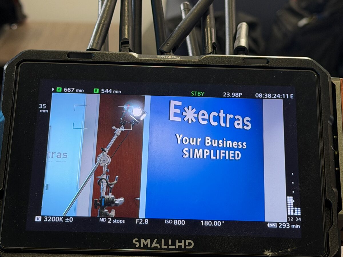 Business owner speaking in interview about Exectras services